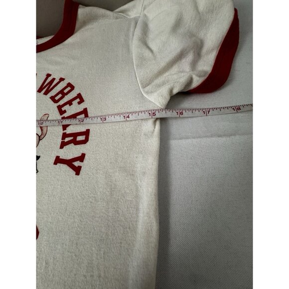 Strawberry Shortcake Baby Tee S Cropped Girlhoodcore Coquette Girl - Picture 11 of 12